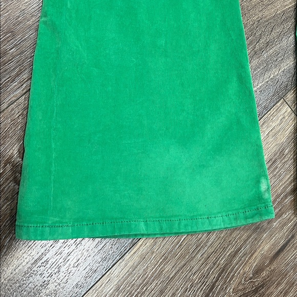 We The Free “Free People” Green Corduroy Flared Pull On Low Rise Pants 💚 - Picture 9 of 11